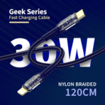 WiWU Geek Series Wi-C016 30W Type-C To Lightning Fast Charging Cable - Image 4