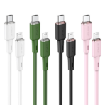 Acefast C2-01 USB-C to Lightning Zinc Alloy Silicone Charging Data Cable - Image 4