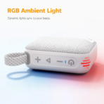QCY SP2 Portable Wireless Speaker with RGB Lighting