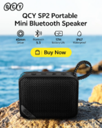QCY SP2 Portable Wireless Speaker with RGB Lighting