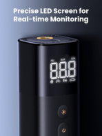 Ugreen Portable Tire Inflator - 150PSI/10.3BAR DC 12V Air Compressor with LED Light - Image 4