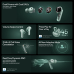 OnePlus Buds 4 | Smoother Sound. Smarter Silence (6 Months Official Warranty) - Image 3