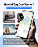 MiLi MiTag Duo Android & iOS Location Tracker