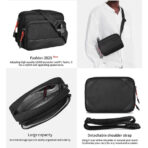 WiWU Essen 2 in 1 Crossbody Bag Travel Pouch Compact Lightweight Water Resistant Organizer Bag with Large Capacity for Travel and Daily Use - Image 5