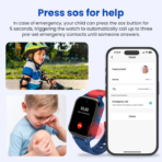 LAGENIO K9 AI 4G Kids Smart Watch | The World's Thinnest 4G Kids Smartwatch - Image 8