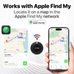MiLi Lifemate Life Tag Works with Apple Find My (iOS Only), Apple MFi Certified Portable Bluetooth Tracker, Tracking Tag for Keys Suitcase Bags - Image 3