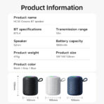 Hoco HC30 Wireless Bluetooth Speaker - Image 5