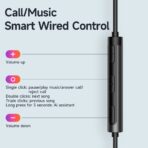 Mcdodo 3.5mm Half in Ear Earphone With Mic - Image 3