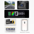 Protap Dash Cam M1 Car Rear View Camera 1440P 130° FOV - Image 5