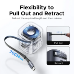 UGREEN Nexode 45W USB-C Charger with Retractable Cable - Image 4