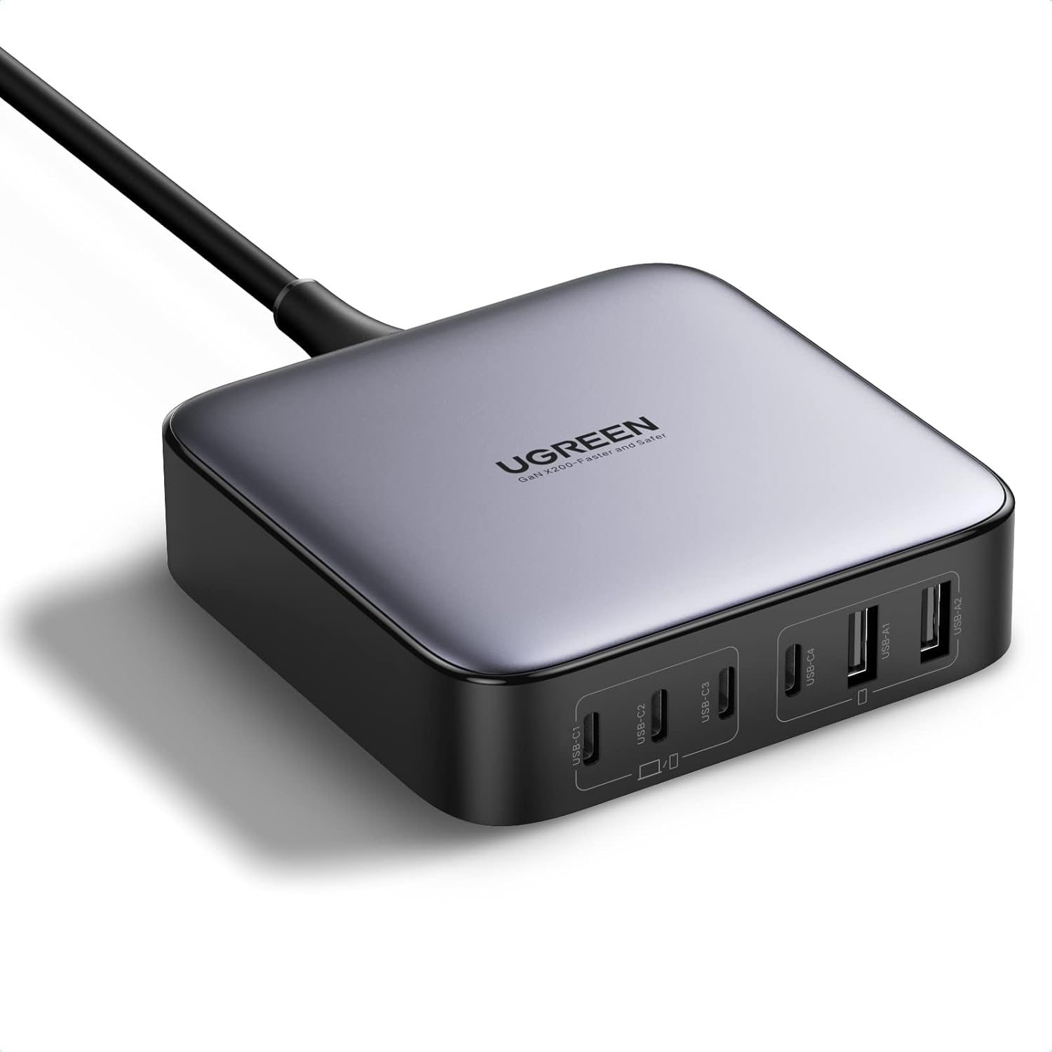 UGREEN-Nexode-200W-6-Port-USB-C-Charger-6.jpg UGREEN CD271 Nexode 200W 6-Port USB-C Charger - Image 1