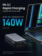 UGREEN PB205 (90597) 145W 25000mAh for Laptop-3 Ports Power Bank