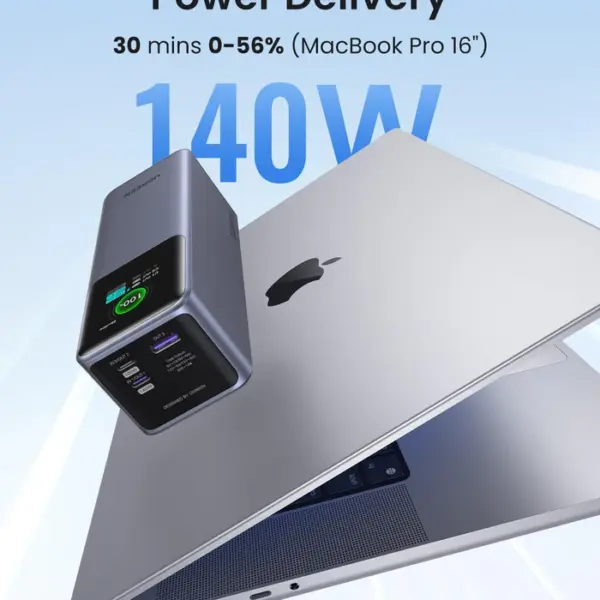 UGREEN PB722 (35525) Nexode Power Bank 25000mAh 200W with Smart Digital Display