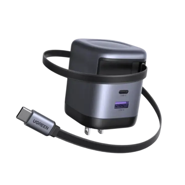 UGREEN X605 (55897) Nexode 65W Charger with Retractable USB-C Cable