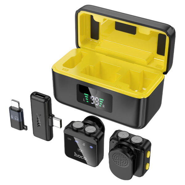 Hoco L17 Wireless Lavalier Lapel Dual Microphone