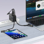 LDNIO LC19 65W 3-in-1 Super Fast Charging Data Cable With Portable LED Lighting - Image 2