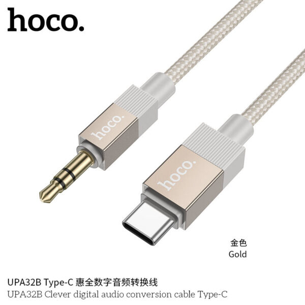Hoco UPA32B Clever Digital Audio Conversion Cable Type-C to 3.5mm