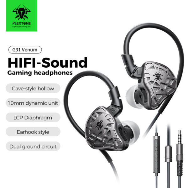 Plextone G31 VENUM Gaming In-Ear Earphones