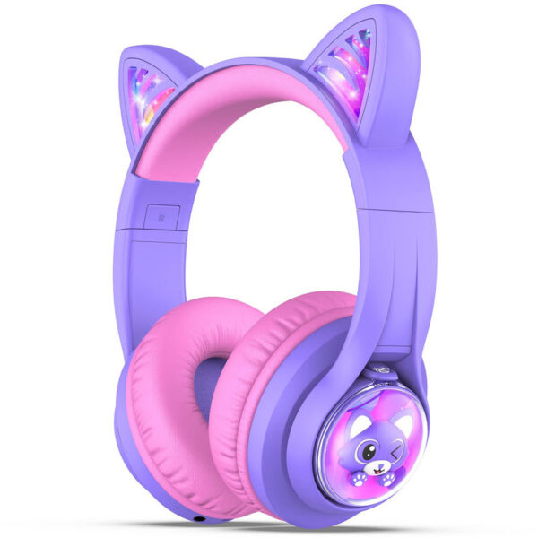 iClever BTH19 Kids Bluetooth Headphones Cat Ear