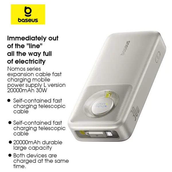 Baseus NOMOS 30W 74Wh 20000mAh