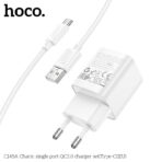Hoco C145A Charm Single Port QC3.0 Charger Set (Type-C)