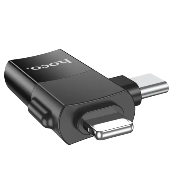 Hoco UA17 2-in-1 iP maleType-C Male to USB Female Adapter